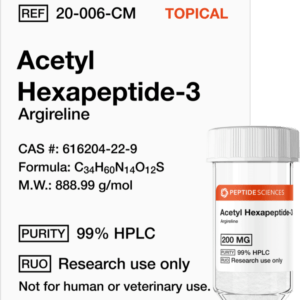 Acetyl Hexapeptide-3 (Argireline) 200mg (Topical)