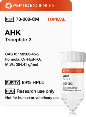 AHK (Tripeptide-3) 200mg (Topical)