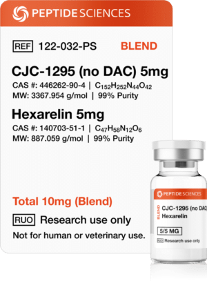 CJC-1295 (no DAC), Hexarelin 10mg (Blend)
