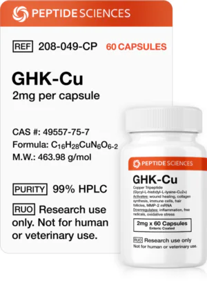 ghk-cu_copper_peptide_capsules.png GHK-Cu (2mg x 60 Capsules) (Copper Tripeptide)
