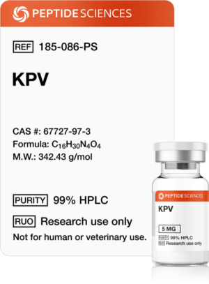 kpv_peptide.png KPV Peptide (Ac-KPV-NH2) 5mg